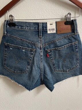 Levi's 501’s Vintage Wash Blue Denim Cutoff Shorts